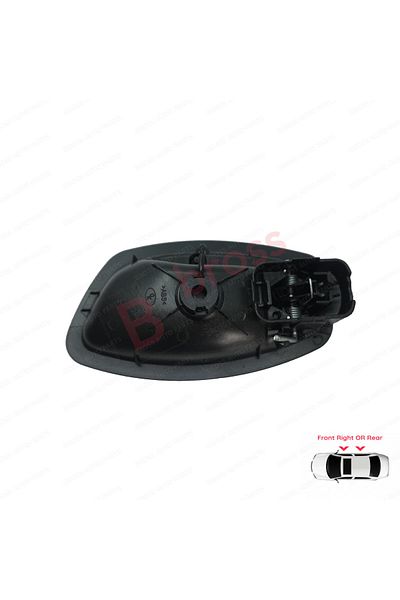 Bross Otomotiv Right Inner Door Opening Handle Black For Renault Fluence Megane Mk3 Clio Mk4 Captur806710001r