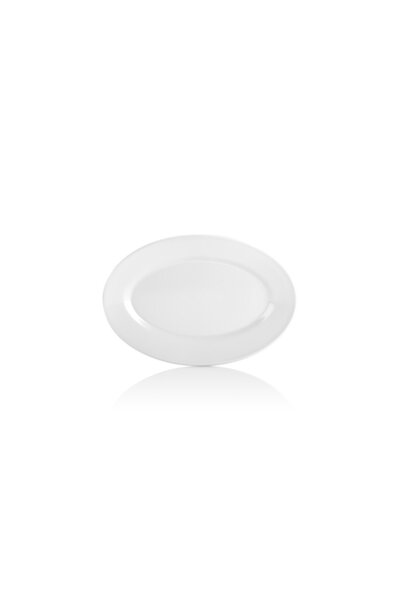 HomaTrade 24 cm **(12adet)** Özkale 255 1no Melamin Lokanta Kayık Tabak Düz Kl120| Yılbaşı