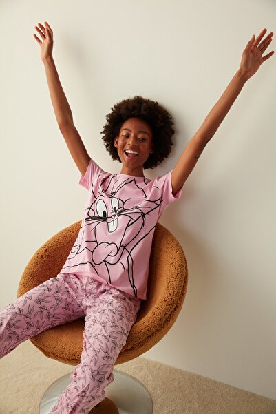 Penti Pyjama - Rosa - Print