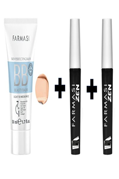 Farmasi Bb Krem 02 Açıktan Ortaya 50ml + Zen Maskara 8 Ml