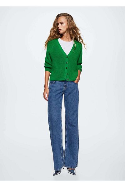 MANGO Woman Tricotaj Cardigan - Design cu nasturi