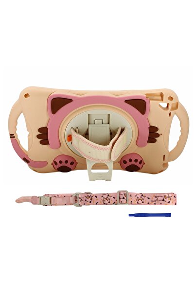 Nettech İpad Pro 10.5 Inç Uyumlu Sweet Cat Seri Arka Koruma - Pembe