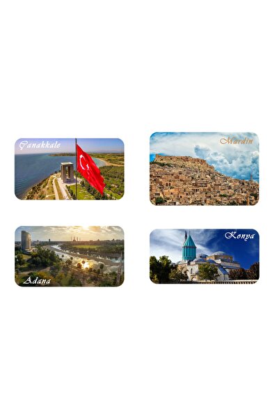 Vera Buzdolabı Magneti Türkiye Şehirleri 10'lu Set - 2