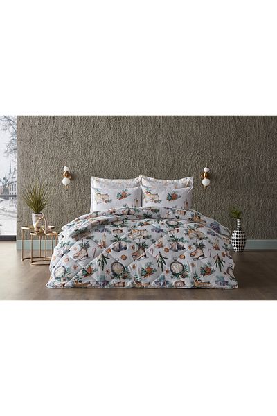 Doqu Home Polycotton Skate Comforter Set Single - Green