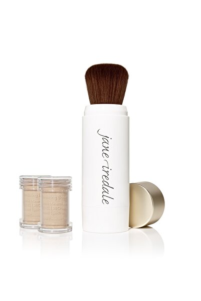 Jane Iredale Loose Mineral Powder Refillable Brush Spf20 #natural ( 2 Refills )