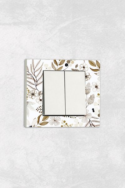 markcat Ovivo Grano (TWO KEY SOCKET) UV Printed White Commitator Frame Included