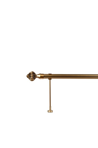 RUSTIKCIM Alüminyum Antik Rustik Perde Askısı Fon Perde Askısı 125 Cm Krs-9