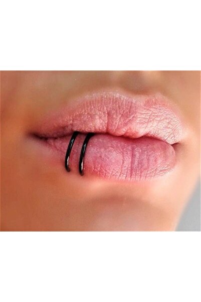 ÇELİKONLİNE Deliksiz Sıkıştırma Fake Dudak Burun Kulak Kıkırdak Septum 316l C...