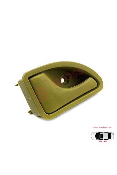 Bross Otomotiv مقبض باب داخلي بلون الخردل الأيسر لسيارة Renault Kangoo Twingo7700309313