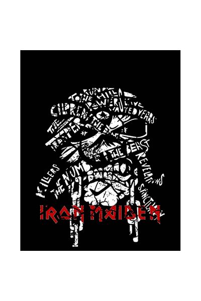 Z zepplin Patch pentru spate mare cu mânecă lungă Iron Maiden