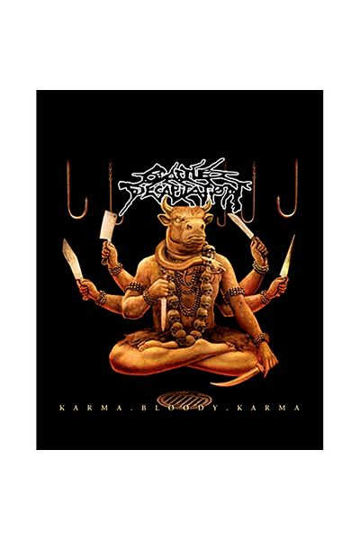 Z zepplin Decapitarea bovinelor Karma Bloody Karma Plasture mare pentru spate