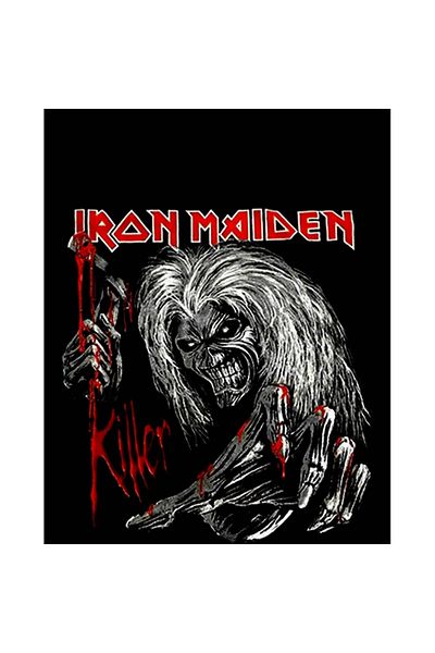 Z zepplin Iron Maiden Scary Zombie Patch mare pe spate