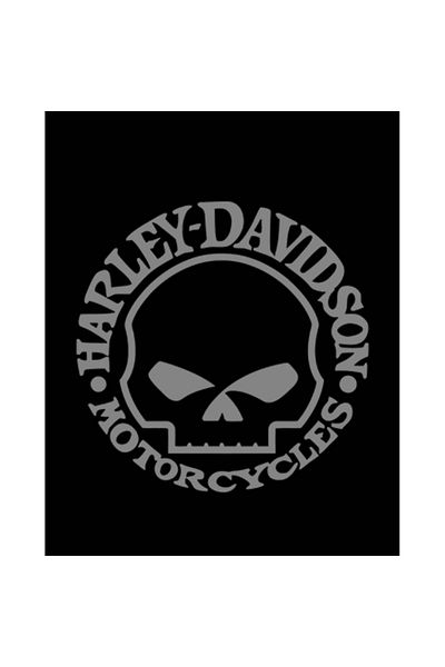 Z zepplin Harley Chopper Skull Logo Patch Mare pentru Spate