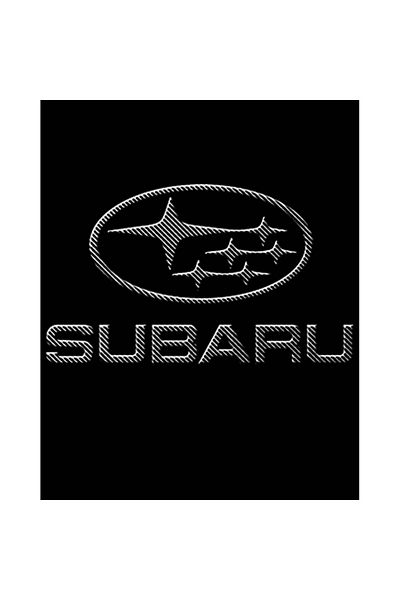 Z zepplin Patch mare pentru spate Subaru din fibră de carbon