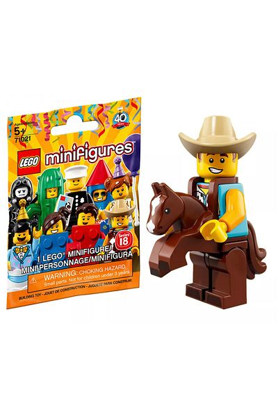LEGO 71021 Minifigure Series 18 15 - Cowboy Costume Guy Minifigure