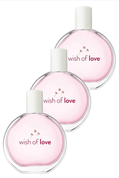 AVON Wish Of Love Kadın Parfüm Edt 50 ml 3'lü Set