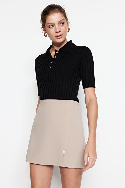 Trendyol Collection Pullover - Schwarz - Slim Fit