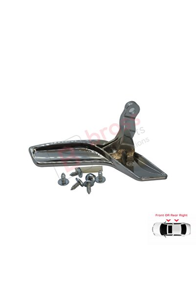 Bross Otomotiv Inner Door Opening Handle Right For Mercedes W2042047202763 Shiny