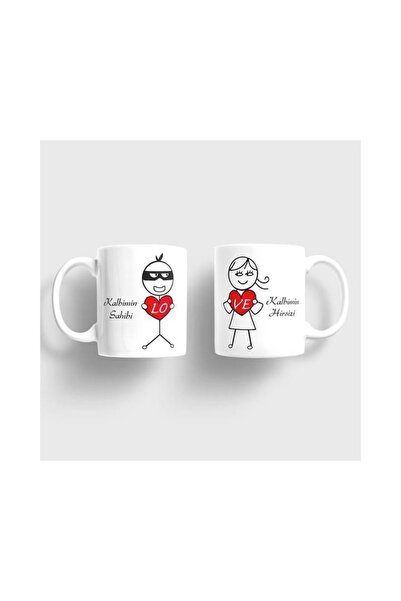 sıradışıhediyem أكواب Love Dear Couple (سيتم إرسال قطعتين)