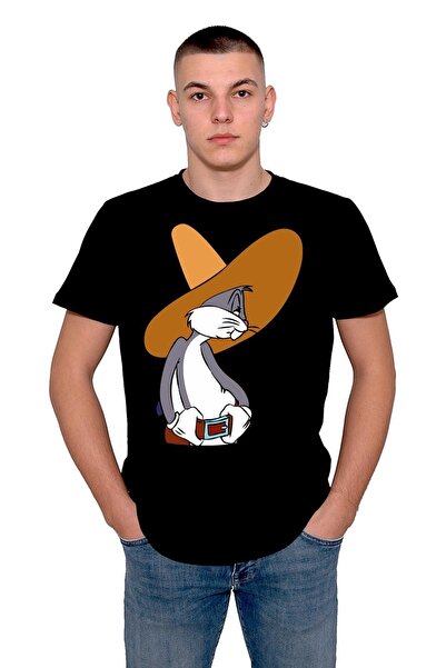 baskwear Bugs Bunny Tavşan Çizgi Film Tişört Unisex T-shirt