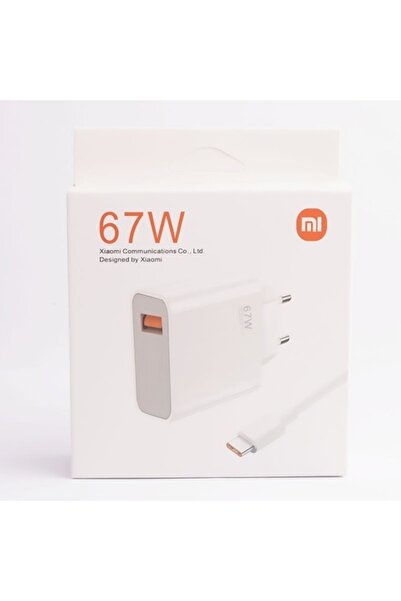 Genel Markalar Xiaomi Black Shark 67 Watt Orjinal Turbo Şarj Cihazı Redmi Mi 6a Type-c Data Kablo + Myd-12-eh