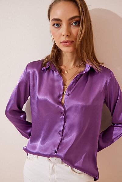 Happiness İstanbul Shirt - Purple - Regular