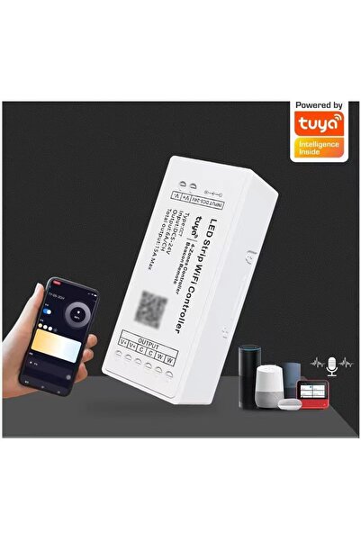 Genel Markalar Tuya Destekli Wifi Kontrollü Rgb Şerit Led Kontrol Devresi 5-24 Volt