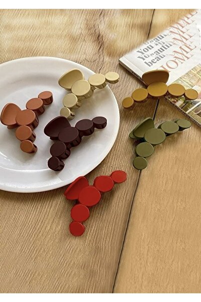 MAKSESUAR Set de 6 agrafe colorate Bubble Big XL pentru femei