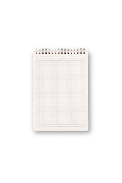 KESKİN COLOR A6 Checkered Linden Notepad - Navy Blue