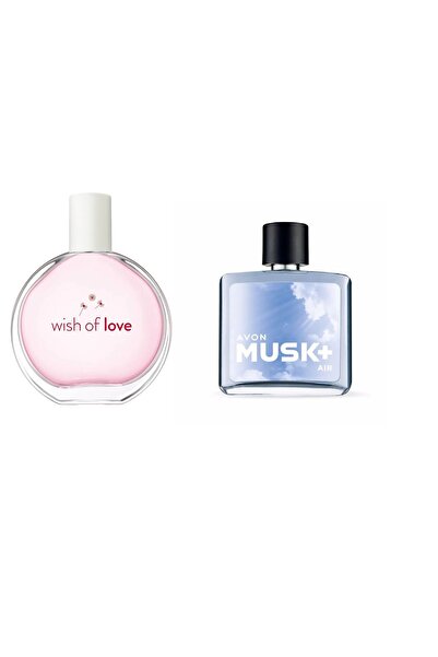 AVON Wish On Love - Musk Air 14 Şubat Sevgililer Günü Çift Hediyelik, Parfüm