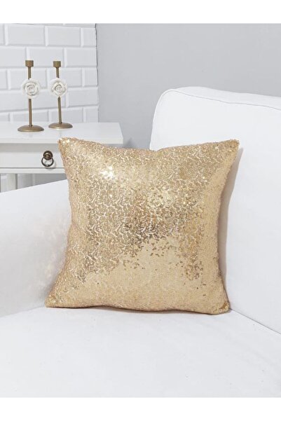 Körfez Kırlent 3mm Pul Payetli Ince Pullu Kumaş Kırlent Kılıfı