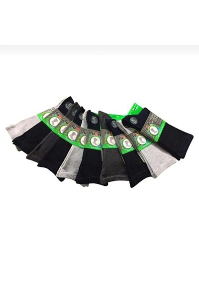 Dündar Men's Assortment Diabetic Bamboo Seamless Non-Squeezing Socks 12"