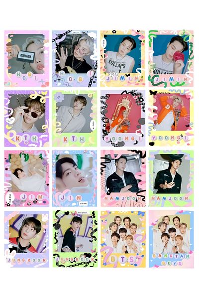 owl bag Bts 7 No -kpop- Σετ φωτοκαρτών 16 τεμαχίων