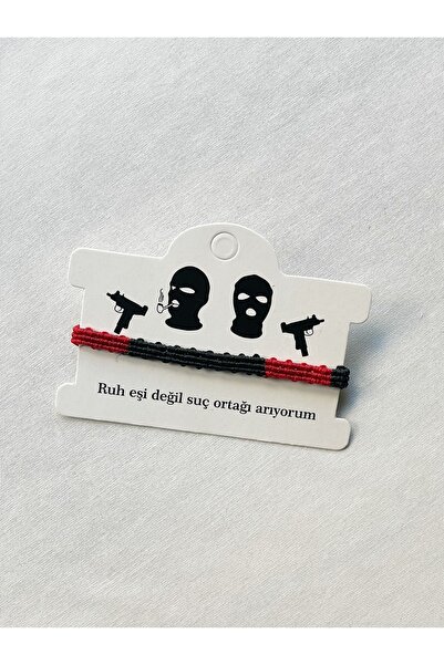 Atölye Merdiven سوار هدية مصنوع يدويًا أبحث عن شريك في الجريمة، وليس عن توأم ...