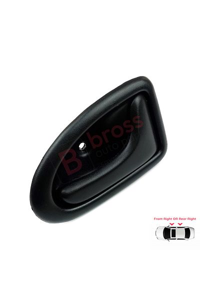 Bross Otomotiv مقبض أسود للباب الخلفي الأيمن الداخلي لسيارة Renault