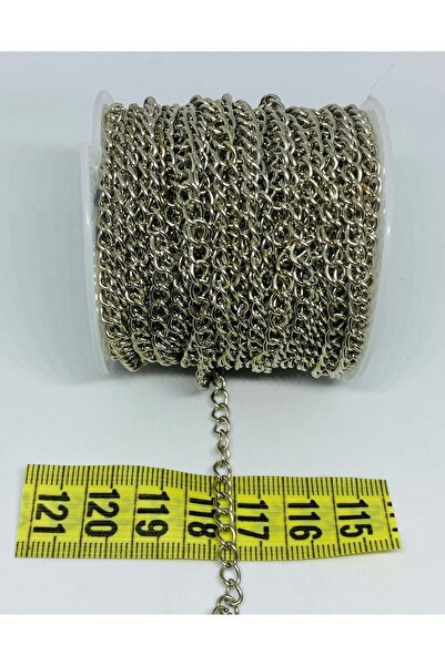 yağmur gökçe (NO:3) Lanț de lux placat cu nichel de 1 metru, lanț de colier, ...