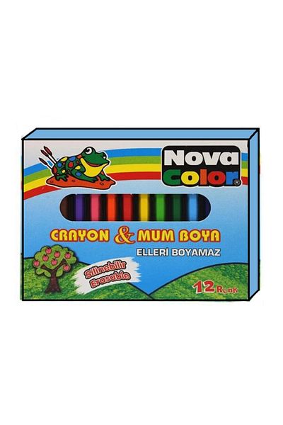 Nova Color Crayon & Crayon 12 Colors
