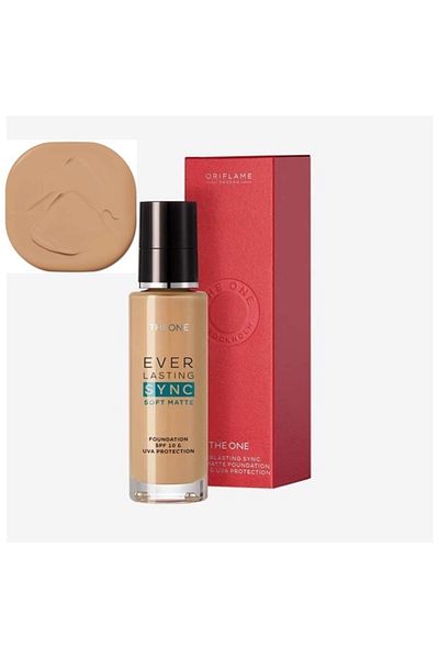 Oriflame The One Everlasting Sync Soft Water and Flow Resistant UVA Protection Matte Foundation 10 SPF