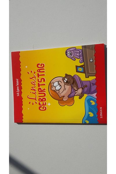 Lingua Yayınevi كتاب القصة الألمانية - ليناس عيد الميلاد الأول المستوى - 32 صفحة - للأطفال