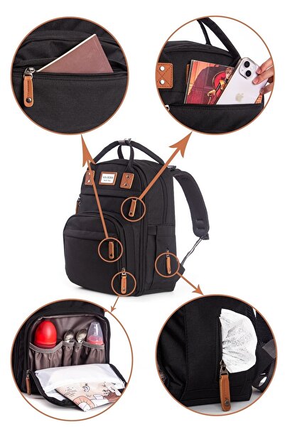 ADABEBEK Mother Baby Care Bag Multi-Purpose Travel Backpack for Parents