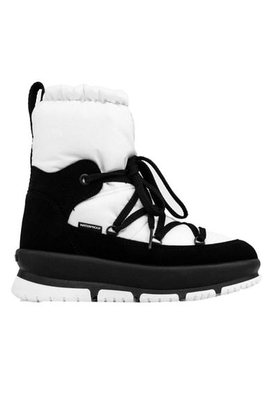BUCKHEAD Weiße wasserdichte Damenschneestiefel von Tamigi – Buck1110-w