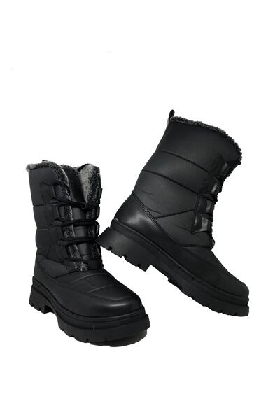Ventes Kalın Taban Iç Tüylü Kar Botu Ayakkabı