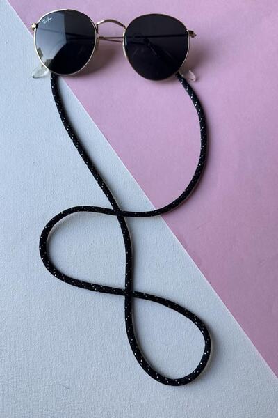 T-Light علاقة نظارات سوداء لامعة (نحافة متوسطة)