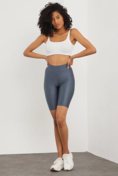 Derya Kurşun Γυαλιστερό κολάν ποδηλάτου πάνω από το γόνατο - 0596