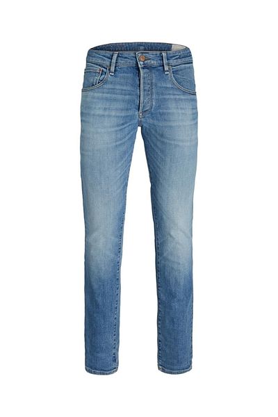 Jack & Jones Jack&jones Herren-T-Shirt Jjdavıs Jj 074 Jeans 12229815