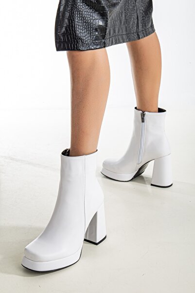 LİLLA Angular Platform High Heeled Women's Shoes