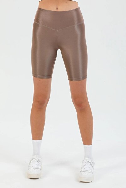 Derya Kurşun Γυαλιστερό κολάν ποδηλάτου πάνω από το γόνατο - 0596