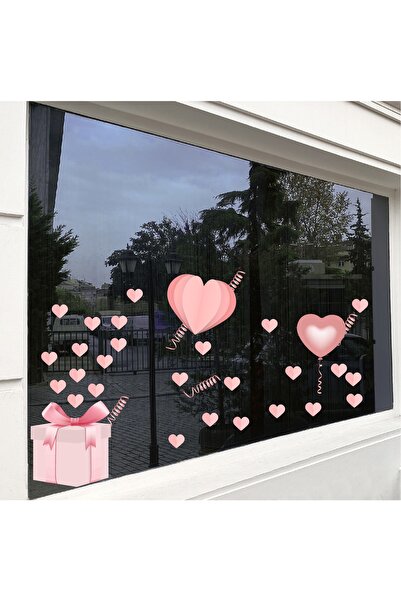 Aysprint 14 februarie Ziua Îndrăgostiților Vitrina, sticlă, autocolant pentru...