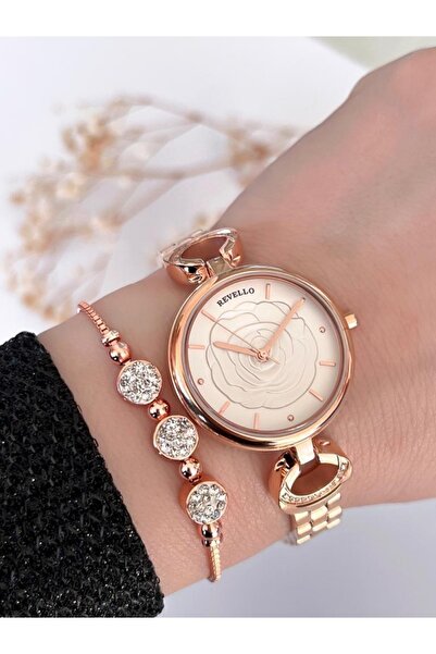 Revello Res-1448.f Bronz Kaplama Kol Saati 2 Yıl Garantili Özel Seri Kararma ...
