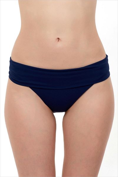 AYYILDIZ Bikini Bottom - Navy blue - Plain